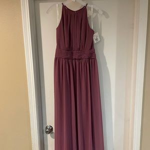 David’s Bridal woman’s full length bridesmaid dress size 8 NWT